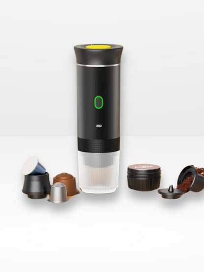 Tragbare und kompakte elektrische Kaffeemaschine