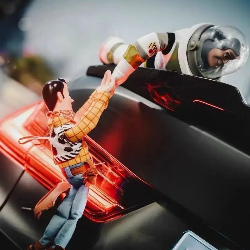 Disney Plüschspielzeug Woody und Buzz zum Aufhängen im Auto