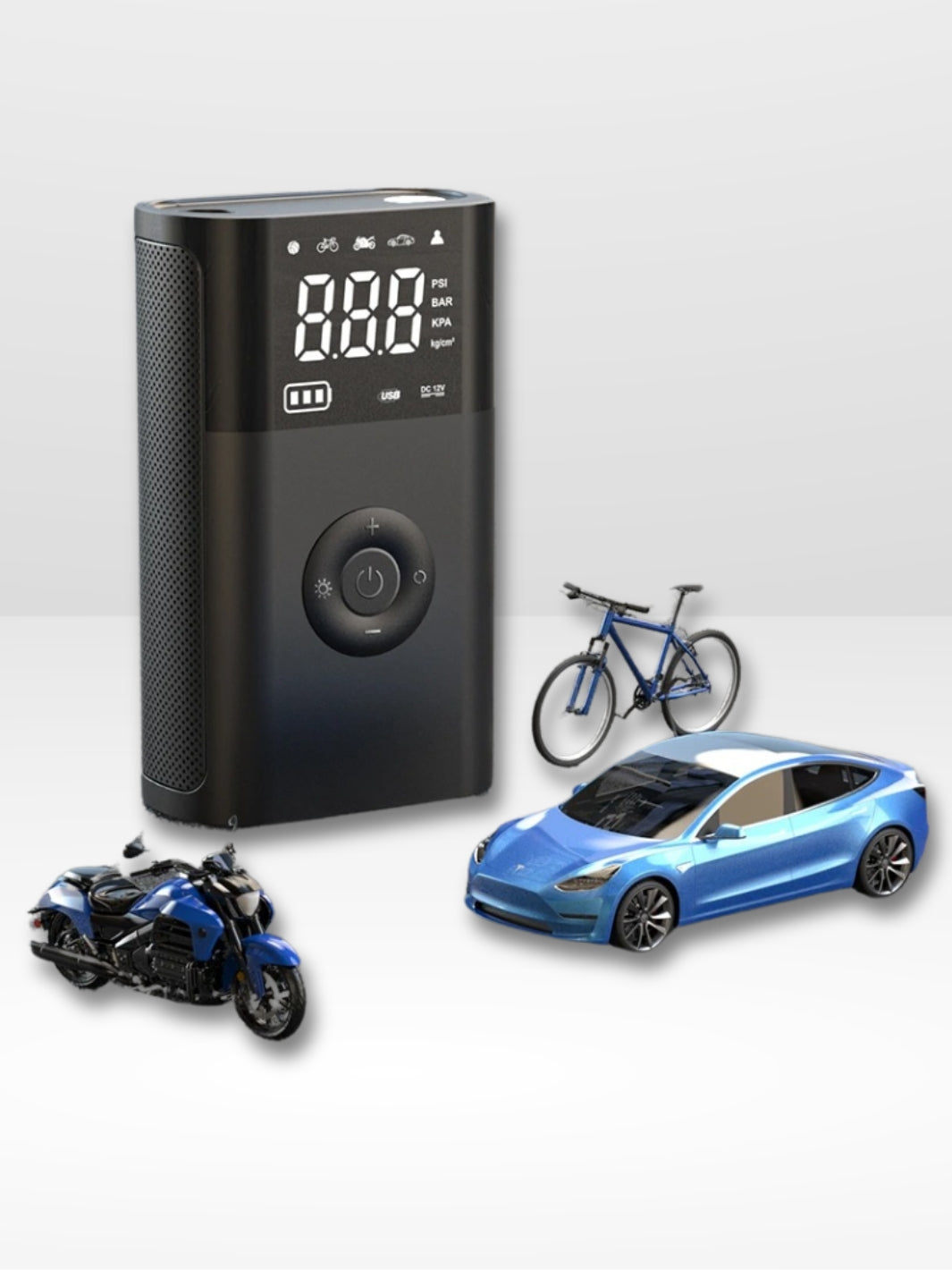 Kompakter und leistungsstarker tragbarer Luftkompressor