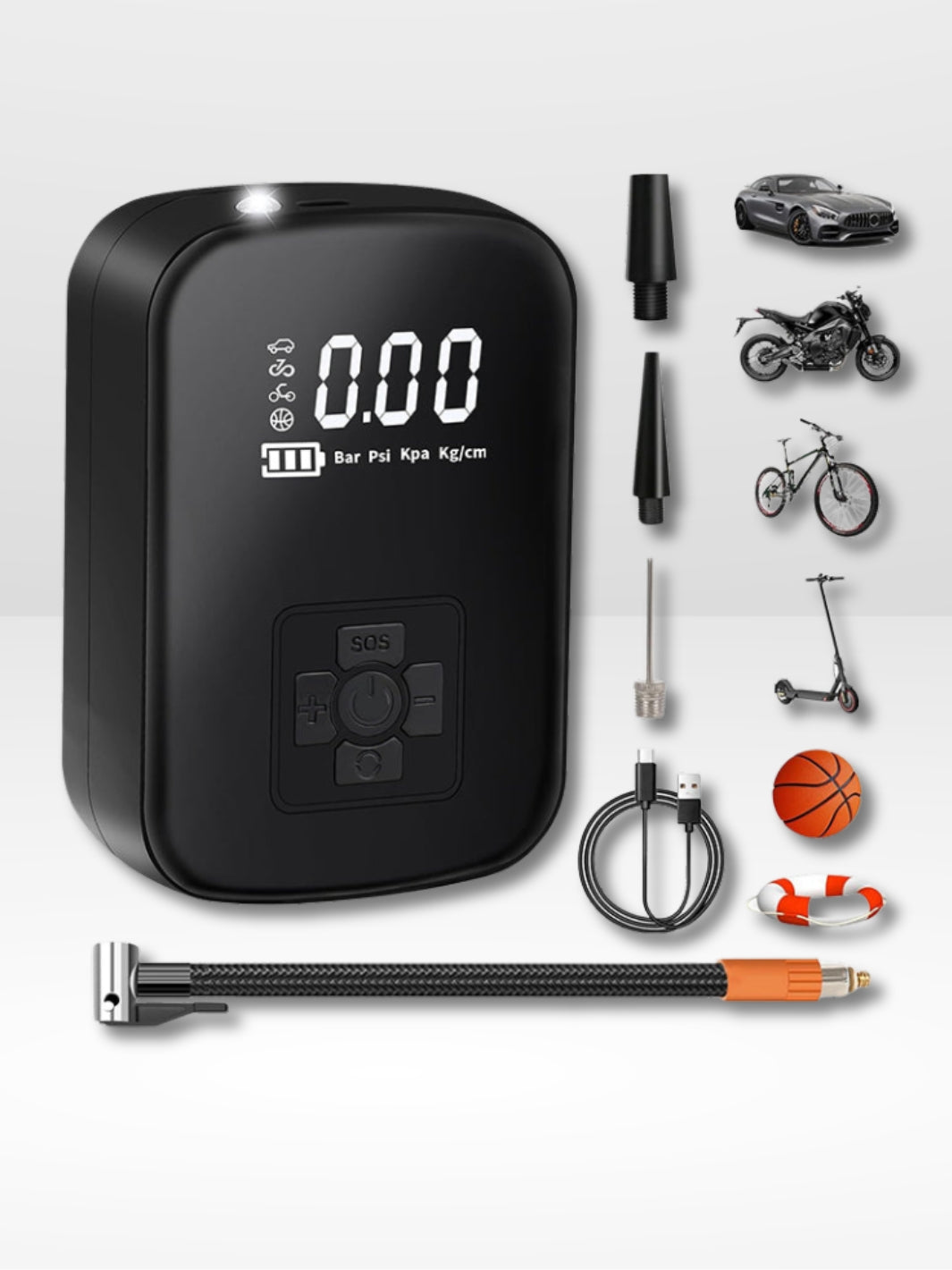 Kabelloser Wiederaufladbarer Tragbarer Luftkompressor