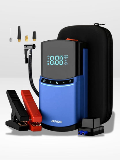 Leistungsstarker und kompakter Kompressor und Batterielade-Booster
