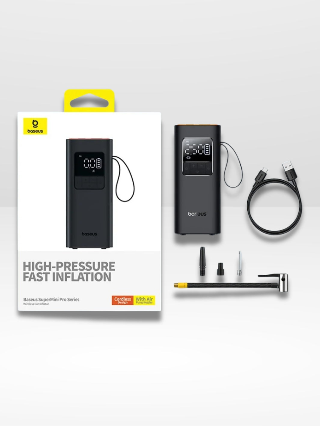 Kabelloser tragbarer Reifenfüller fürs Auto