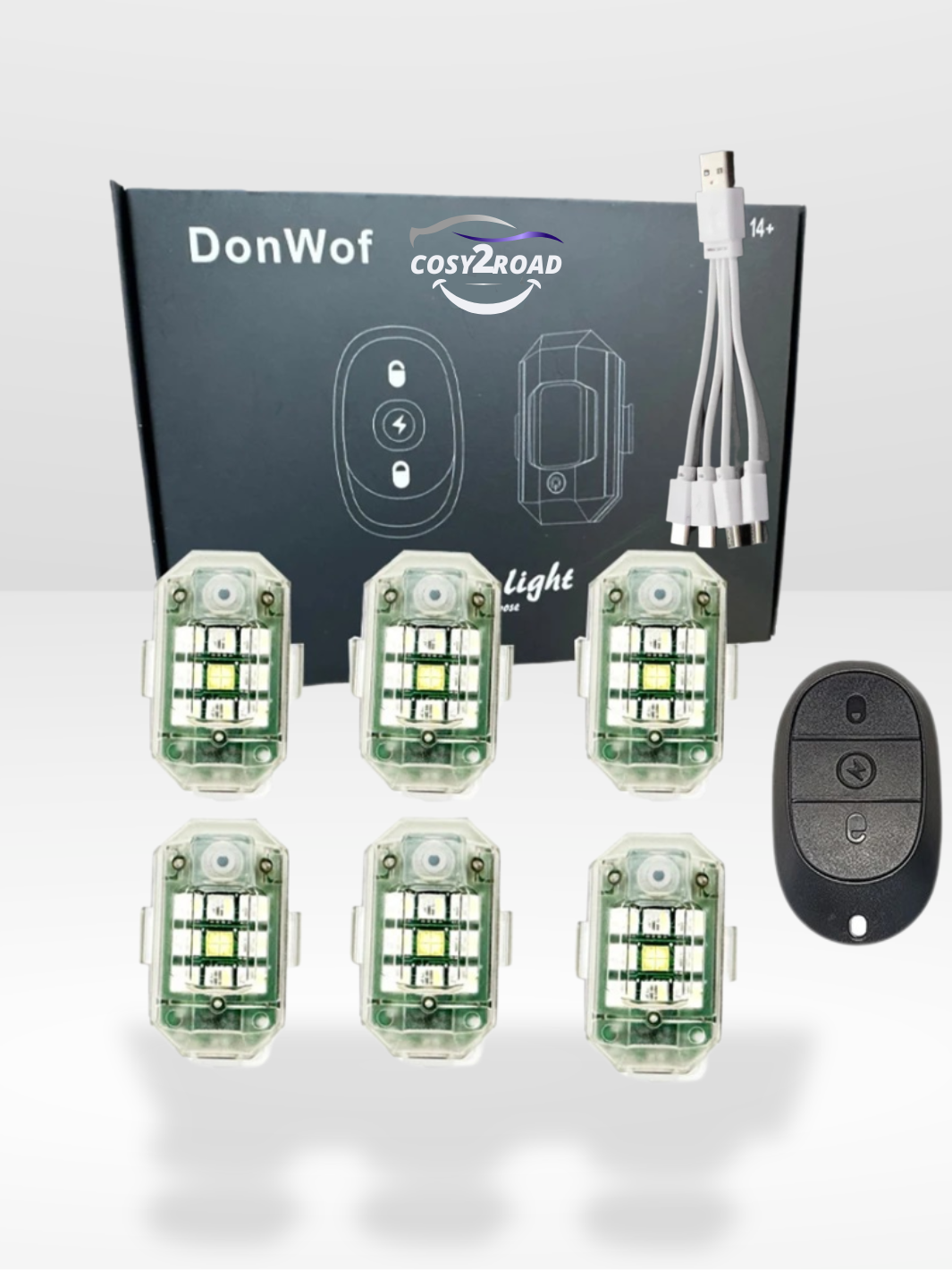 LED-Stroboskoplampe fürs Fahrzeug