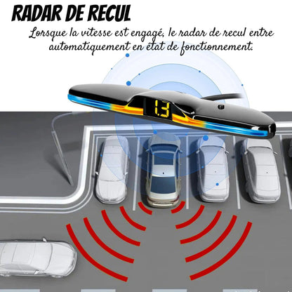 Auto-Rückfahr-Radar mit LED-Anzeige
