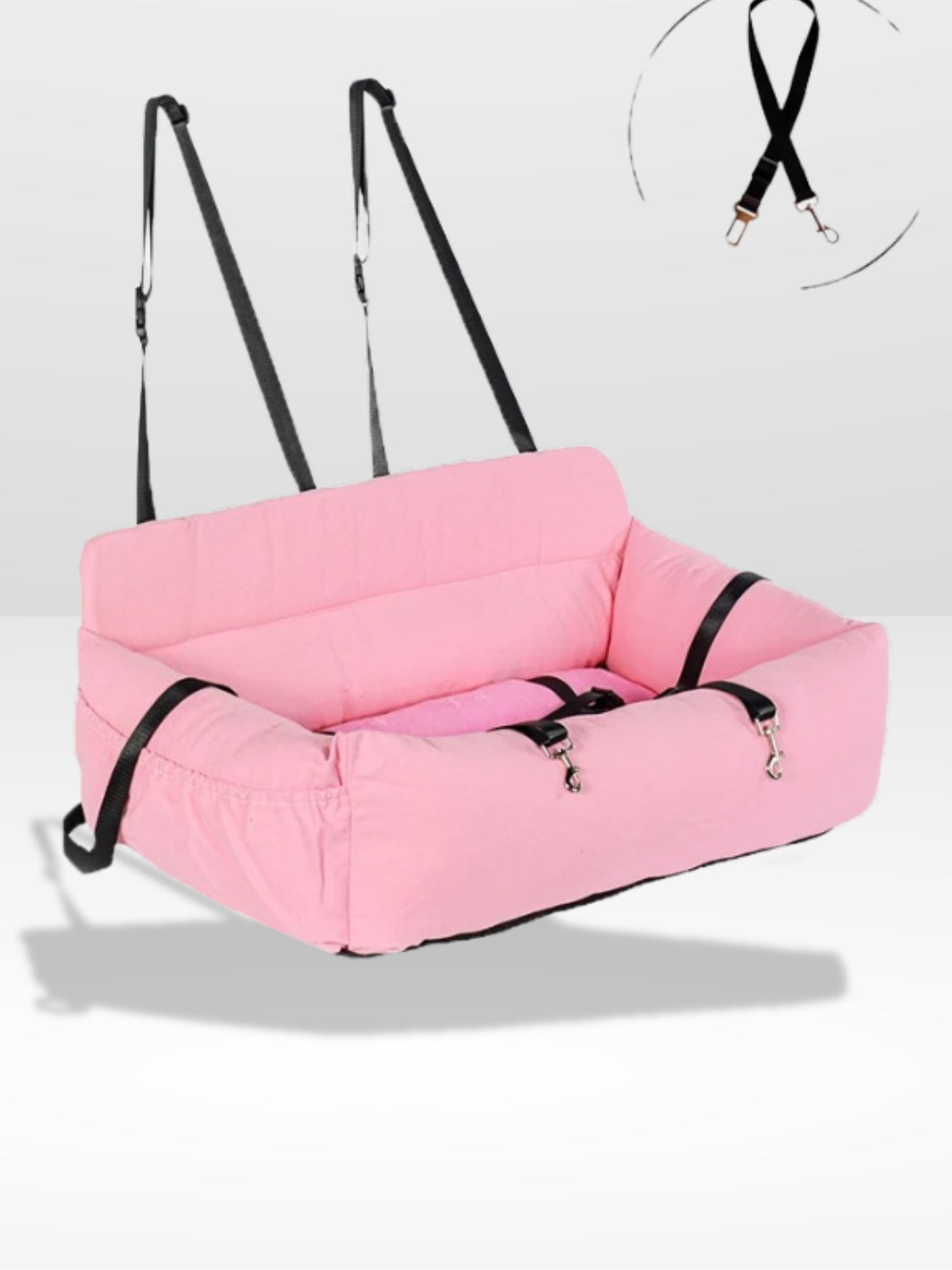 Bequemer und sicherer Autositz für Hunde