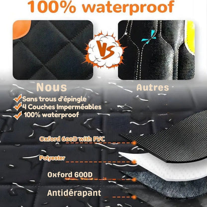 Schützender und wasserdichter Rücksitzbezug für Hunde