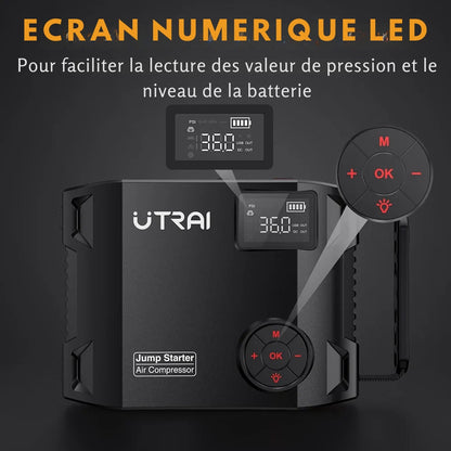 Kompakter und praktischer 4-in-1-Reifenfüller