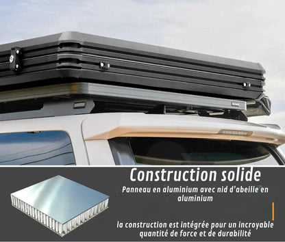 Dachzelt mit hoher Steifigkeit für komfortables Camping